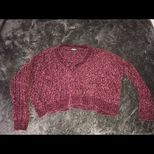 Velvet Crop Sweater